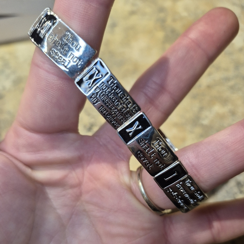 Silver Inspirational Bracelet